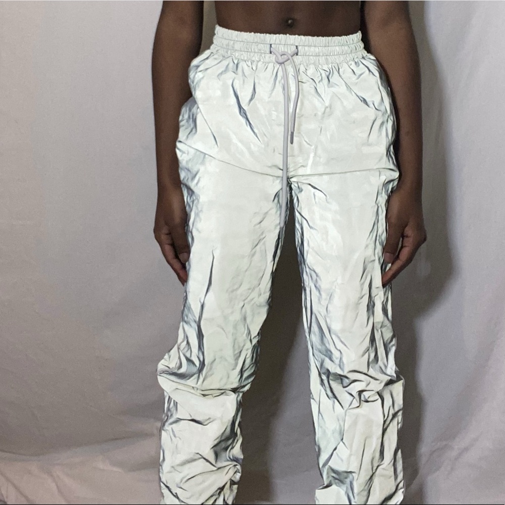 Trendy Holographic Joggers